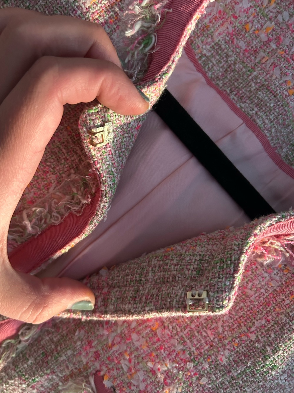 Brooks Brothers tweed pastel blazer jacket - Picture 4 of 7